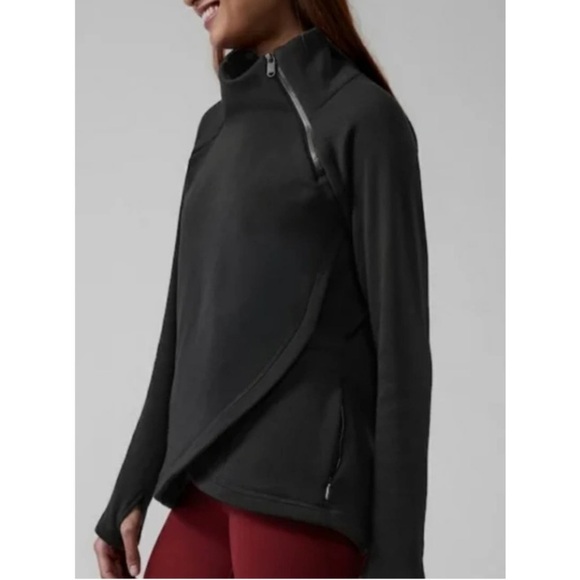 Athleta Cozy Karma Asym Pullover - Picture 1 of 3
